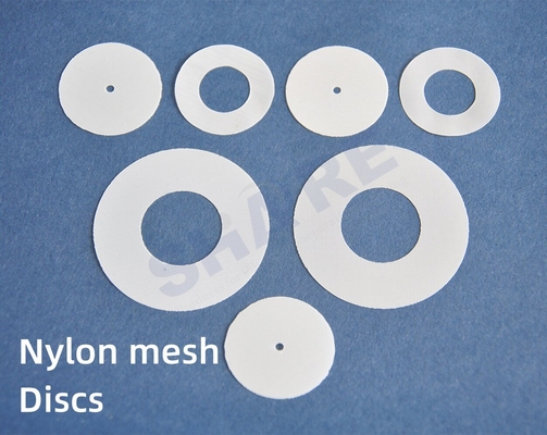 45 Micron Nylon Mesh Disc Filters Precise Even Openings Cut Shapes Sheets