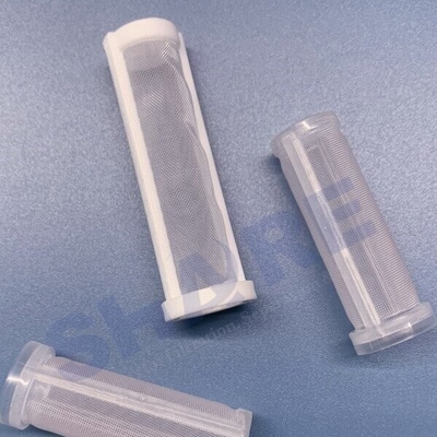 200 Micron Blood Tubular Filter Size OD13.4x32.4mm 0.53"X1.27" ABS Rim with PA Mesh